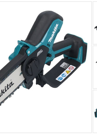 Makita DUC 150 Z01 Akku Kettensäge 18 V 15 cm Brushless Solo - ohne Akku, ohne Ladegerät