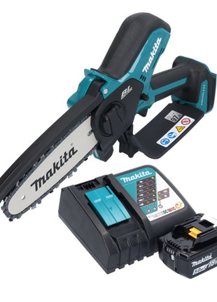 Makita DUC 150 RT01 Akumulatorowa pilarka łańcuchowa 18 V 15 cm bezszczotkowa + 1x akumulator 5,0 Ah + ładowarka