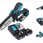 Makita DUC 150 RT201 Motosega a batteria 18 V 15 cm brushless + 2x batteria 5,0 Ah + caricabatterie
