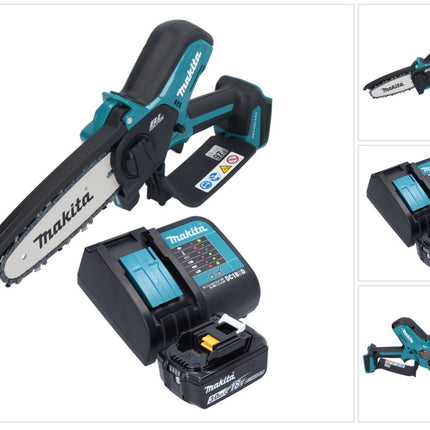 Makita DUC 150 SF01 Motosega a batteria 18 V 15 cm brushless + 1x batteria 3,0 Ah + caricabatterie