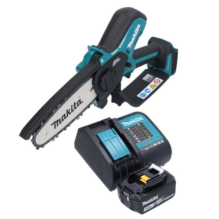 Makita DUC 150 SF01 Motosega a batteria 18 V 15 cm brushless + 1x batteria 3,0 Ah + caricabatterie