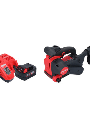 Milwaukee M18 FBTS75-501 akumulatorowa szlifierka taśmowa 18 V 75 x 457 mm bezszczotkowa + 1x akumulator 5,0 Ah + ładowarka