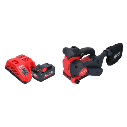 Milwaukee M18 FBTS75-551 Levigatrice a nastro a batteria 18 V 75 x 457 mm Brushless + 1x batteria 5,5 Ah + caricabatterie