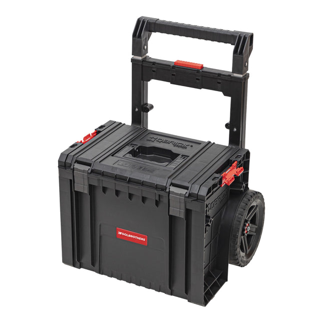 Toolbrothers RHINO L Cart Plus ECO - Valigia portautensili mobile 29 l IP54 con doppio manico telescopico