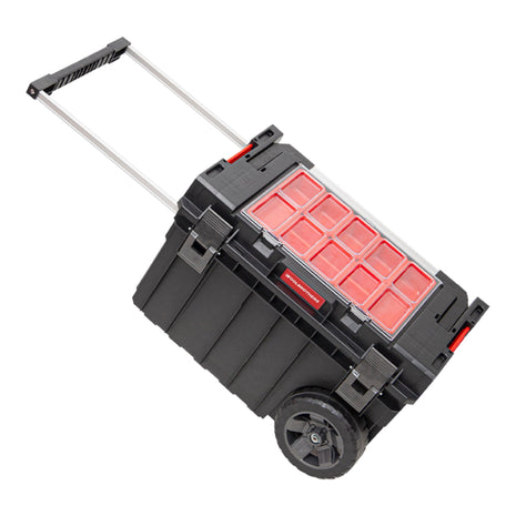 Toolbrothers RHINO XXL Trolley ECO Handling+ 44 l IP66 mit Laufrädern auf Metallachse und Doppelteleskopgriff