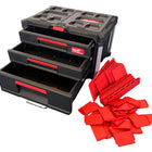 Milwaukee PACKOUT 2 + 1 cassetto Cassetta portautensili Cassetta portautensili 363 x 564 x 414 mm ( 4932493190 ) Organizzatore di cassetti
