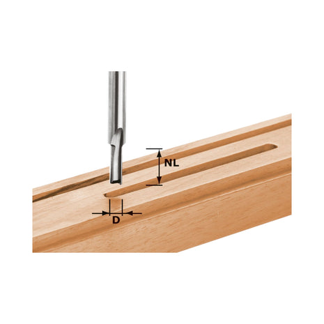 Festool HW S8 D3/6 Nutfrser 3 x 6 x 45 x 8 mm ( 490952 ) fr Dfonceuse OF 900, OF 1000, OF 1010, OF 1010 R, OF 1400, OF 2000, OF 2200