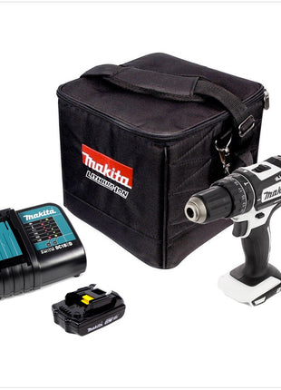 Makita DHP 482 W Akku Schlagbohrschrauber 18 V 62Nm + 1x 1,5 Ah Akku + Ladegerät + Werkzeugtasche - Toolbrothers