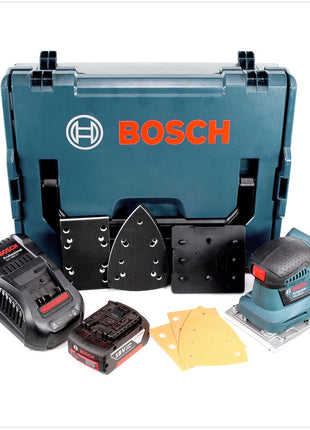 Bosch GSS 18V-10 Akku Schwingschleifer 18V + 1x Akku 3,0Ah + Ladegerät + L-Boxx - Toolbrothers