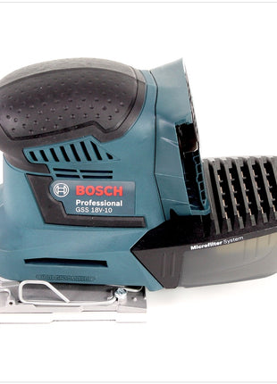 Bosch GSS 18V-10 Akku Schwingschleifer 18V + 2x Akku 3,0Ah + Ladegerät + L-Boxx - Toolbrothers