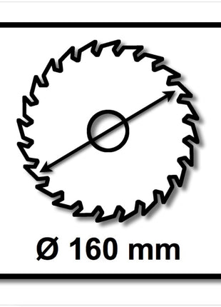 Bosch Kreissägeblatt Optiline Wood OP WO H 160 x 20 x 2,6 mm 160 mm 48 Zähne ( 2608640732 ) - Toolbrothers