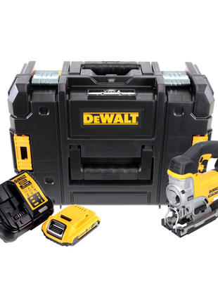 DeWalt DCS 331 D1 Akku Stichsäge 18 V + 1x Akku 2,0 Ah + Ladegerät + TSTAK - Toolbrothers