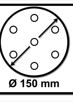 Bosch SIA Scheibe Keramik Schleifnetz 7500 150 mm Körnung P180 50 Stück ( F03E006892 ) - Toolbrothers