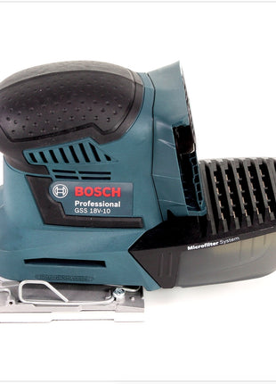 Bosch GSS 18V-10 Akku Schwingschleifer 18V + 1x Akku 5,0Ah + L-Boxx - ohne Ladegerät - Toolbrothers