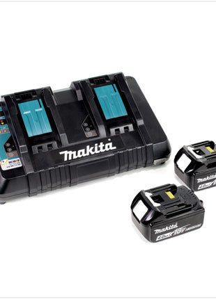 Makita DLM 431 PM2 Akku Rasenmäher 36V ( 2x18V ) 43cm + 2x Akku 4,0Ah + Doppelladegerät - Toolbrothers