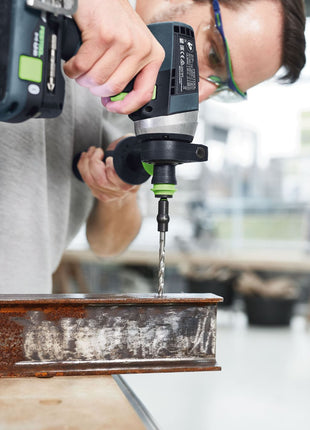 Festool HSS D 4,5/47 CE/M-Set Spiralbohrer ( 493424 ) für Festool Akku-Bohrschrauber und Akku-Schlagbohrschrauber mit FastFix Aufnahme und Werkzeugfutter WH-CE CENTROTEC