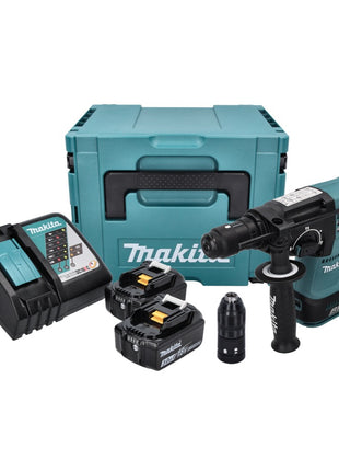 Makita DHR 243 RFJ Akku Bohrhammer 18 V 2,0 J SDS plus Brushless + 2x Akku 3,0 Ah + Ladegerät + Makpac - Toolbrothers