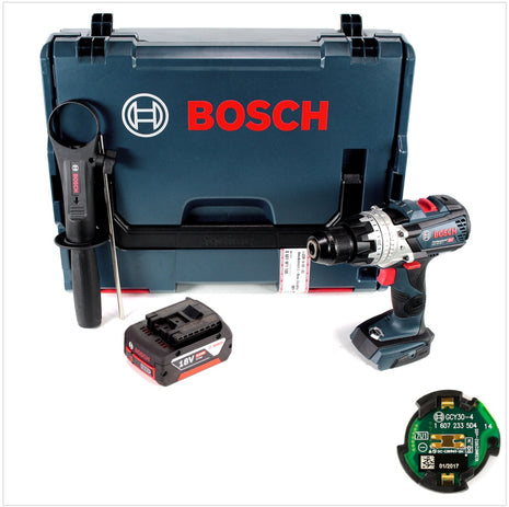 Bosch GSB 18V-85 C Akku Schlagbohrschrauber 18V 85Nm 1/2" Brushless + 1x Akku 5,0Ah + Connectivity Modul + L-Boxx - ohne Ladegerät - Toolbrothers