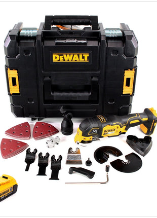 DeWalt DCS 355 NT Akku Oszillierer 18V Brushless + 1x Akku 4,0Ah + TSTAK + 29 tlg. Zubehör - ohne Lader - Toolbrothers