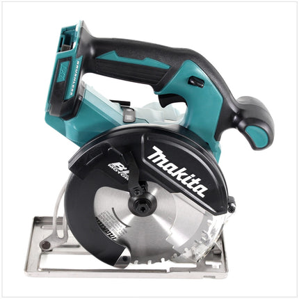Makita DCS 551 RAJ Akku Metall Handkreissäge 18 V 150 mm Brushless + 2x Akku 2,0 Ah + Ladegerät + Makpac - Toolbrothers