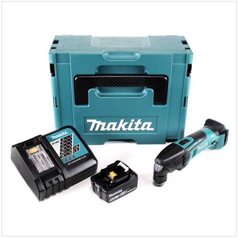 Makita DTM 50 RT1J 18V Li-Ion Akku Multifunktionswerkzeug im Makpac + 1x BL 1850 B 5,0 Ah Akku + 1x DC18RC Ladegerät - Toolbrothers