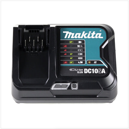 Makita DC 10 SA 10,8 V Schnell Ladegerät für Li-Ion Akkus ( 197347-2 ) - Toolbrothers