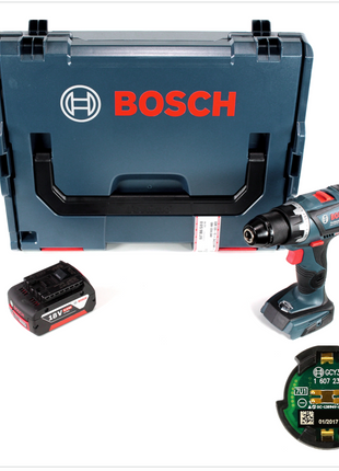 Bosch GSR 18 V-60 C Professional Brushless Li-Ion Akku Bohrschrauber in L-Boxx mit GCY 30-4 Professional Connectivity Modul + 1x GBA 6,0 Ah Akku - Toolbrothers