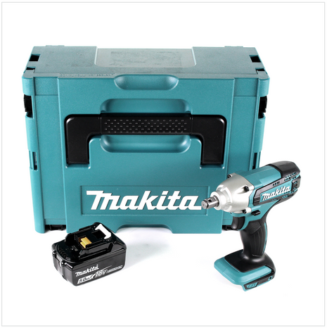 Makita DTW 190 T1J 18V Li-Ion Akku Schlagschrauber im Makpac - mit 1x BL 1850 5,0 Ah Akku, ohne Ladegerät - Toolbrothers