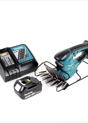 Makita DUM 168 RT1 18V Li-ion Akku Grasschere + 1x BL1850 B 5,0 Ah Akku + 1x DC18RC Ladegerät - Toolbrothers