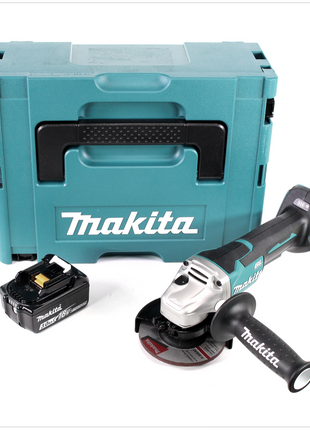 Makita DGA 455 F1J Akku Winkelschleifer 18 V 115mm Brushless + 1x Akku 3,0Ah + Makpac - ohne Ladegerät - Toolbrothers