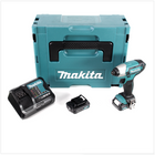 Makita TD 110 DSAMJ 10,8 V Li-Ion Akku Schlagschrauber im Makpac + 2x BL 1020 2,0 Ah 10,8 V Akku + DC10SA 10,8 V Schnelladegerät - Toolbrothers