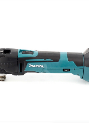 Makita DTM 51 18 V Li-Ion Akku Multifunktionswerkzeug im Makpac + 1x BL 1815 N 1,5 Ah Li-Ion Akku + DC 18 RC Akku Schnellladegerät - Toolbrothers