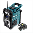 Makita DMR 110 Digital Baustellen DAB+ Radio + 1x BL 1850 B 18V - 5Ah Akku - ohne Ladegerät - Toolbrothers