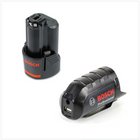 Bosch USB Power Set 12V 1x 2,5Ah Akku + GAA 12V Akku USB Ladegerät Aufsatz Adapter - Toolbrothers