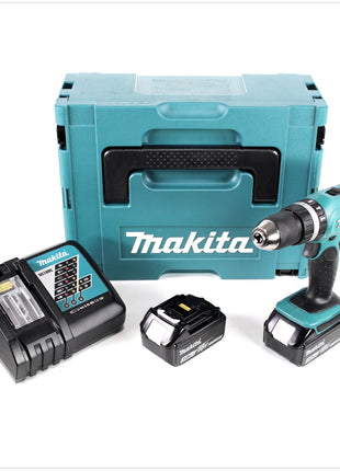 Makita DHP 453 RFJ Akku Schlagbohrschrauber 18V 42Nm + 2x Akku 3,0Ah + Ladegerät + Makpac - Toolbrothers