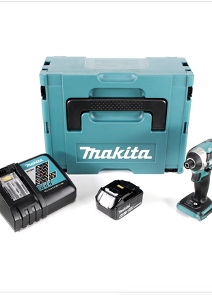 Makita DTD 154 RM1J Akku Schlagschrauber 18 V 1/4" 175Nm Brushless + 1x Akku 4,0Ah + Ladegerät + Makpac - Toolbrothers