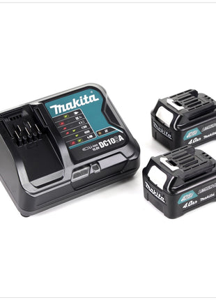 Makita JV 101 DSMJ Akku Pendelhub Stichsäge 10,8V im Makpac + 2x 4,0 Ah Akku + Ladegerät - Toolbrothers