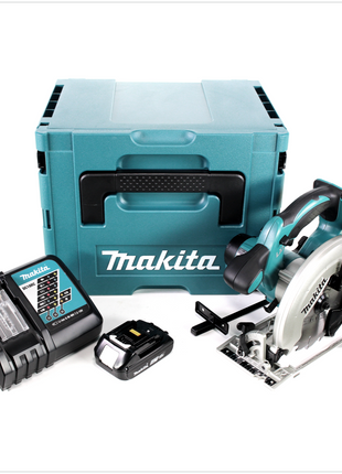 Makita DSS 611 RA1J Akku Handkreissäge 18 V 165 mm + 1x Akku 2,0 Ah + Ladegerät + Makpac - Toolbrothers