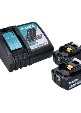 Makita DTW 251 RTJ Akku Schlagschrauber 18 V 230 Nm 1/2" + 2x Akku 5,0 Ah + Ladegerät + Makpac - Toolbrothers