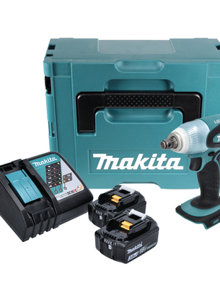 Makita DTW 251 RFJ Akku Schlagschrauber 18 V 230 Nm 1/2" + 2x Akku 3,0 Ah + Ladegerät + Makpac - Toolbrothers