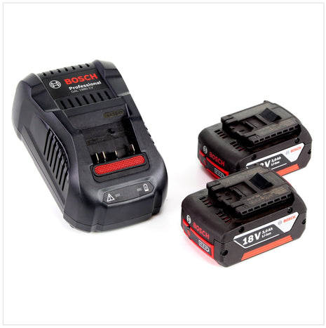 Bosch Starter-Set 18 V mit 2x GBA 18 V 3,0 Ah Li-Ion Akku + GAL 1880 Schnell Ladegerät - Toolbrothers