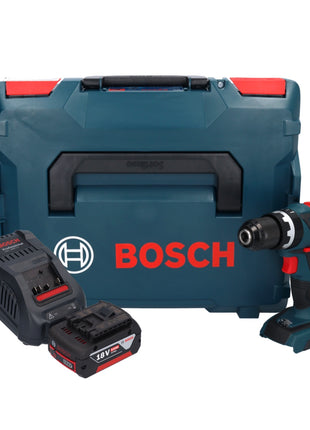 Bosch GSB 18V-60 C Professional Akku Schlagbohrschrauber 18 V 60 Nm Brushless + 1x Akku 5,0 Ah + Ladegerät + L-Boxx - Toolbrothers