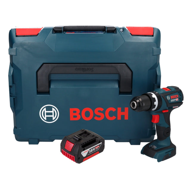 Bosch GSB 18 V-60 C Professional Akku Schlagbohrschrauber 18 V 60 Nm Brushless + 1x Akku 6,0 Ah + L-Boxx - ohne Ladegerät - Toolbrothers