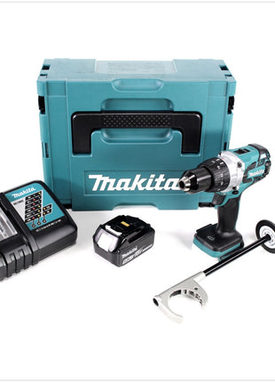 Makita DDF 481 RT1J Akku Bohrschrauber 18 V 115 Nm + 1x Akku 5,0Ah + Schnellladegerät im Makpac 2 - Toolbrothers