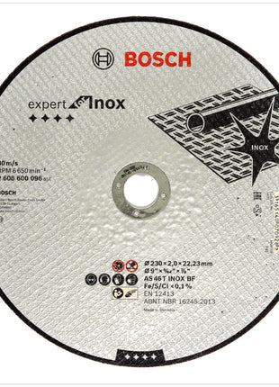 Bosch AS 46 T INOX BF Trennscheibe 230 x 22,23 x 2,0 mm 100 Stück ( 100x 2608600096 ) - Toolbrothers