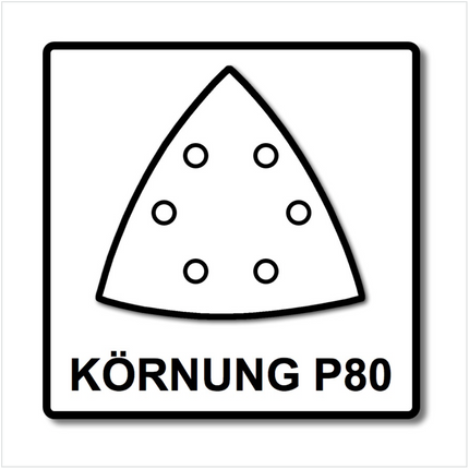 Festool Abrasivo a rete Granat Net STF DELTA P80 GR NET/50 - 50 pz. ( 203320 )