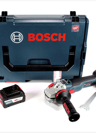 Bosch GWS 18 V-125 SC Professional Akku Winkelschleifer 125mm brushless in L-Boxx mit 1x 6,3 Ah EneRacer Akku - Toolbrothers