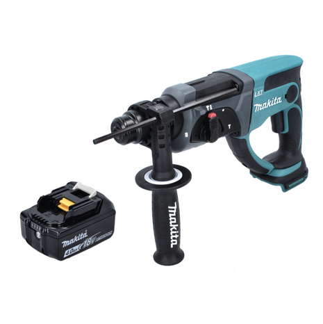 Makita DHR 202 M1 Akku Kombihammer 18 V 2,0 J SDS Plus + 1x Akku 4,0 Ah - ohne Ladegerät - Toolbrothers