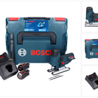 Bosch GST 12V-70 Professional Akku Stichsäge 12 V + 2x Akku 3,0 Ah + Ladegerät + L-Boxx