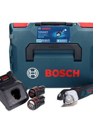 Bosch GUS 12V-300 Professional Akku Universalschere 12 V + 2x Akku 3,0 Ah + Ladegerät + L-Boxx - Toolbrothers